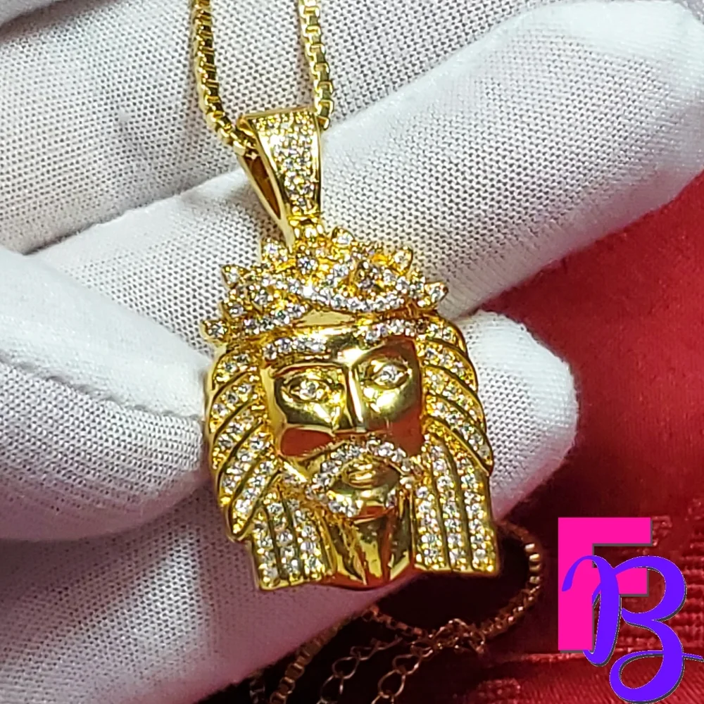 Icey Jesus Lion of Judah Pendant